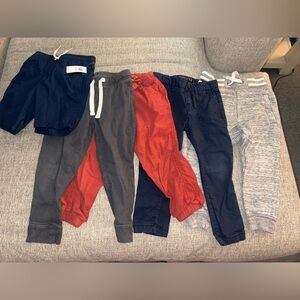 Lot of 5 pairs of pants/shorts for boys size 3t